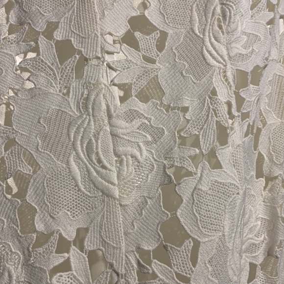 Jigsaw white lace dress with slip - Picture 8 of 17